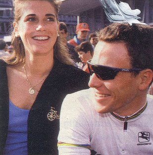 Danille Overgaag en Lance Armstrong